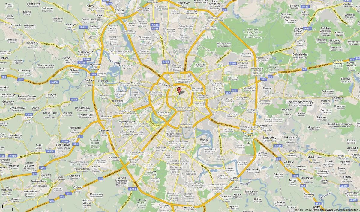 Moskva lebuh raya peta