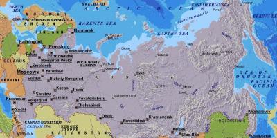 Peta Moscow Rusia