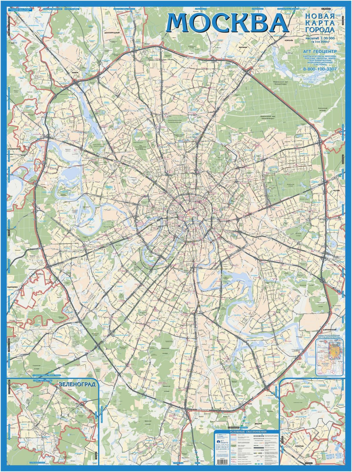 Moskva peta geografi