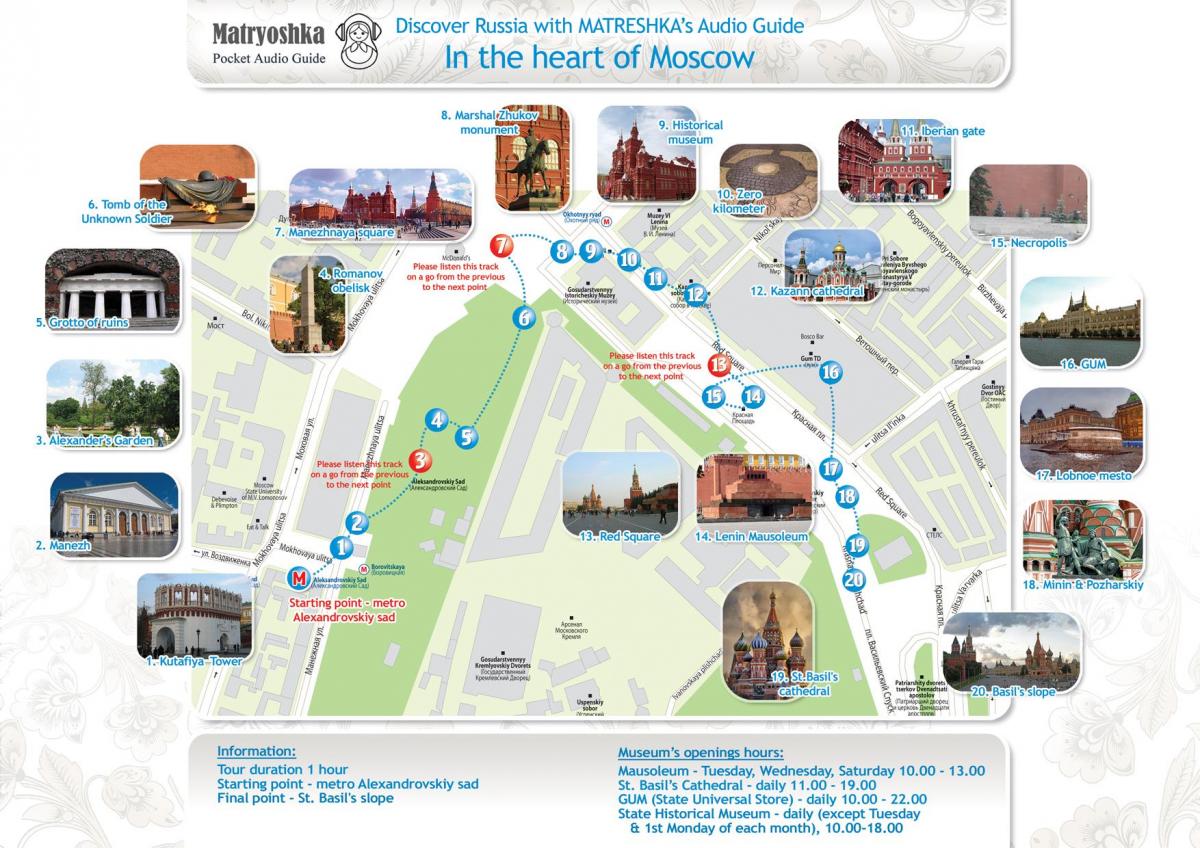 Moscow peta perjalanan
