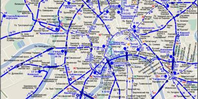 Peta Moscow bis listrik